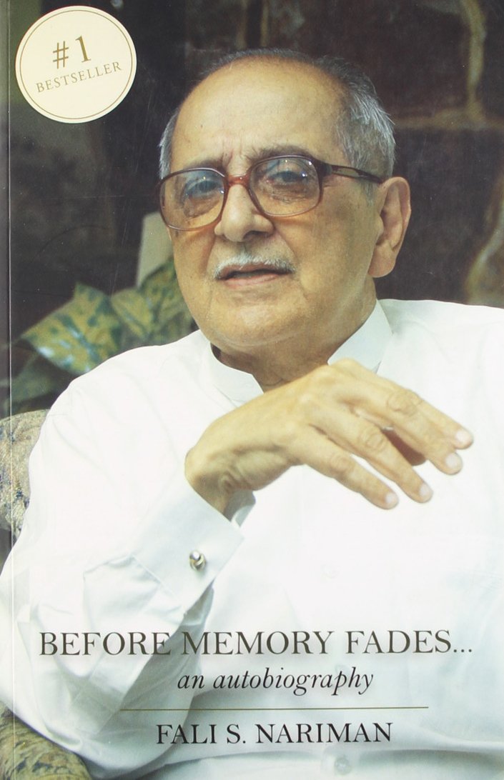Before Memory Fades By Fali S. Nariman (Book Review)